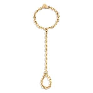 NEW EKLEXIC women's nova hand chain in gold